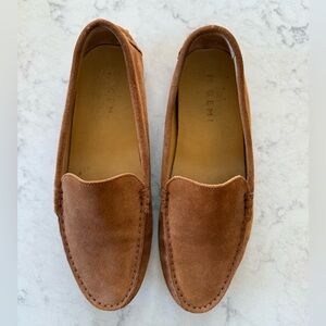 M. Gemi brown suede loafers/moccasin size 7.5 (38)
